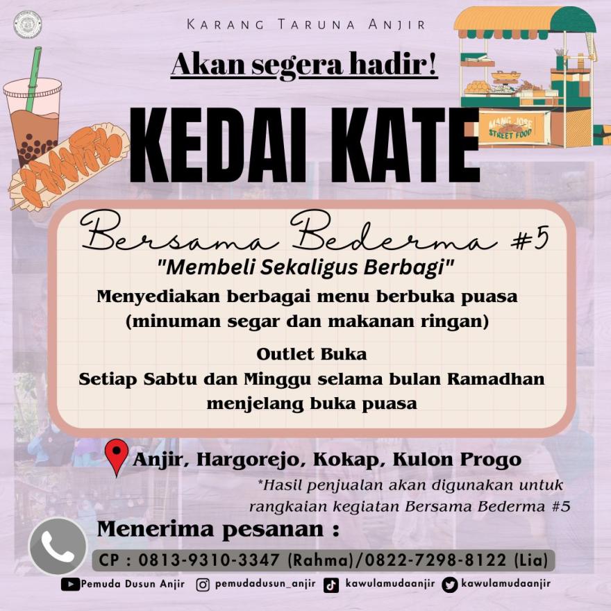 "Kedai Kate" dalam Rangkaian Bersama Bederma #5